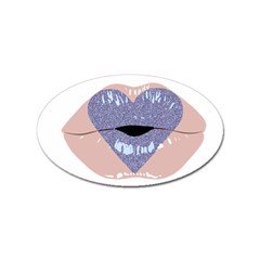 Lips -18 Sticker Oval (10 Pack) by SychEva