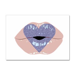 Lips -18 Sticker A4 (100 Pack) by SychEva