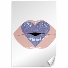 Lips -18 Canvas 24  X 36  by SychEva