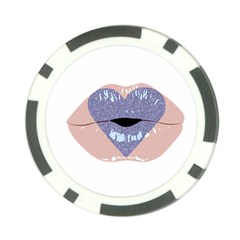 Lips -18 Poker Chip Card Guard by SychEva