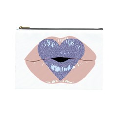 Lips -18 Cosmetic Bag (large) by SychEva