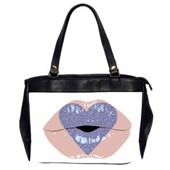 Lips -18 Oversize Office Handbag (2 Sides) by SychEva