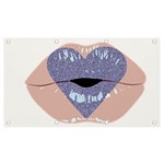 Lips -18 Banner and Sign 7  x 4  Front