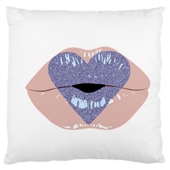 Lips -18 Standard Premium Plush Fleece Cushion Case (two Sides) by SychEva