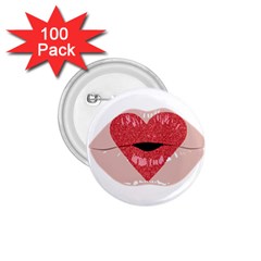 Lips -16 1 75  Buttons (100 Pack)  by SychEva