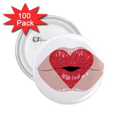 Lips -16 2 25  Buttons (100 Pack)  by SychEva