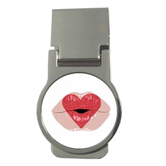 Lips -16 Money Clips (round)  by SychEva