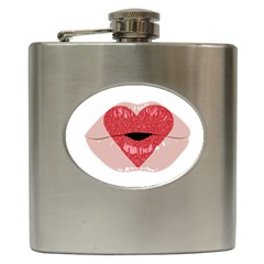 Lips -16 Hip Flask (6 Oz) by SychEva