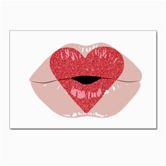 Lips -16 Postcards 5  X 7  (pkg Of 10) by SychEva