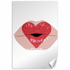 Lips -16 Canvas 24  X 36  by SychEva