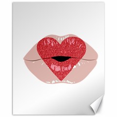 Lips -16 Canvas 11  X 14  by SychEva