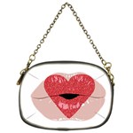 Lips -16 Chain Purse (One Side) Front