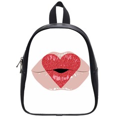 Lips -16 School Bag (small) by SychEva