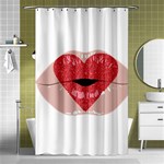 Lips -16 Shower Curtain 48  x 72  (Small)  Curtain(48  X 72 )