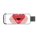 Lips -16 Portable USB Flash (One Side) Front