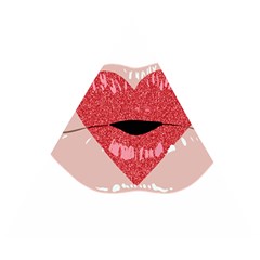 Lips -16 Wooden Puzzle Triangle by SychEva