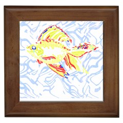 Fishing Lover T- Shirtfish T- Shirt (1) Framed Tile