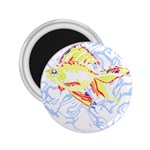 Fishing Lover T- Shirtfish T- Shirt (1) 2.25  Magnets Front