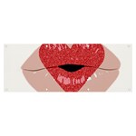 Lips -16 Banner and Sign 8  x 3  Front