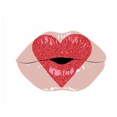 Lips -16 Premium Plush Fleece Blanket (medium) by SychEva