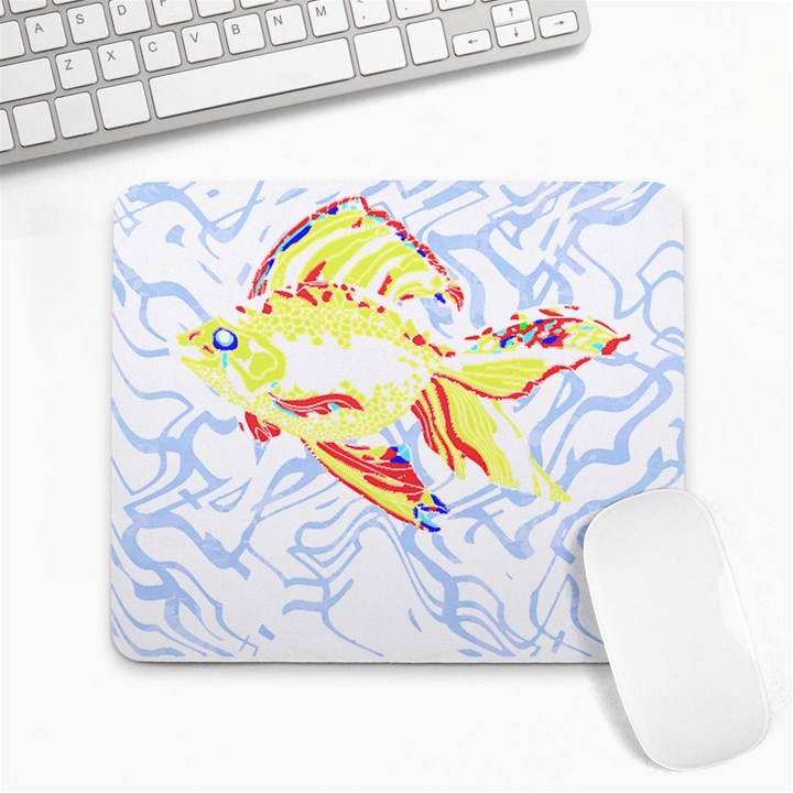 Fishing Lover T- Shirtfish T- Shirt (1) Large Mousepad