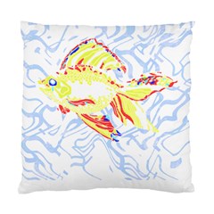 Fishing Lover T- Shirtfish T- Shirt (1) Standard Cushion Case (one Side) by EnriqueJohnson