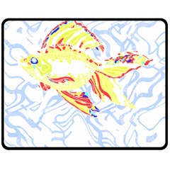 Fishing Lover T- Shirtfish T- Shirt (1) Fleece Blanket (medium) by EnriqueJohnson