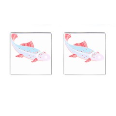 Fishing Lover T- Shirtfish T- Shirt (2) Cufflinks (square) by EnriqueJohnson