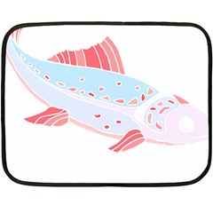 Fishing Lover T- Shirtfish T- Shirt (2) Two Sides Fleece Blanket (mini) by EnriqueJohnson