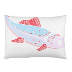 Fishing Lover T- Shirtfish T- Shirt (2) Pillow Case (two Sides) by EnriqueJohnson