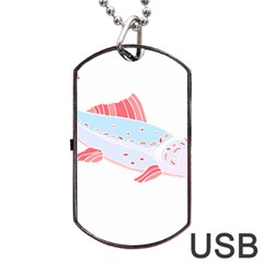 Fishing Lover T- Shirtfish T- Shirt (2) Dog Tag Usb Flash (two Sides) by EnriqueJohnson