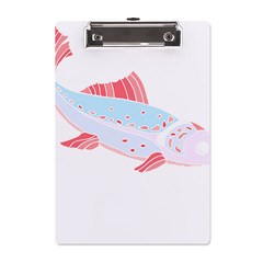 Fishing Lover T- Shirtfish T- Shirt (2) A5 Acrylic Clipboard by EnriqueJohnson