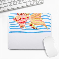 Fishing Lover T- Shirtfish T- Shirt (3) Large Mousepad by EnriqueJohnson