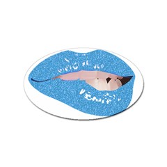 Lips -21 Sticker Oval (100 Pack) by SychEva