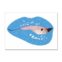 Lips -21 Sticker A4 (10 Pack) by SychEva