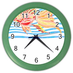 Fishing Lover T- Shirtfish T- Shirt (3) Color Wall Clock by EnriqueJohnson