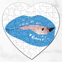 Lips -21 Jigsaw Puzzle (heart) by SychEva