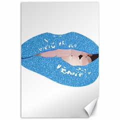 Lips -21 Canvas 24  X 36  by SychEva