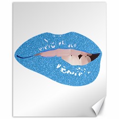 Lips -21 Canvas 11  X 14  by SychEva