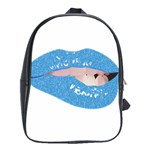 Lips -21 School Bag (Large) Front