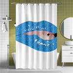 Lips -21 Shower Curtain 48  x 72  (Small)  Curtain(48  X 72 )