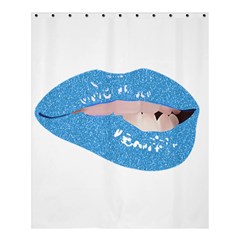 Lips -21 Shower Curtain 60  X 72  (medium)  by SychEva