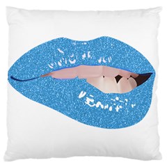 Lips -21 Large Cushion Case (one Side) by SychEva