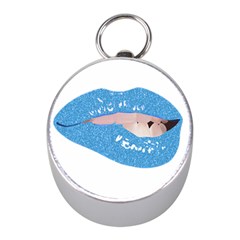 Lips -21 Mini Silver Compasses by SychEva