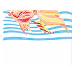 Fishing Lover T- Shirtfish T- Shirt (3) Two Sides Premium Plush Fleece Blanket (Large) 80 x60  Blanket Front