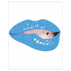 Lips -21 Drawstring Bag (small) by SychEva