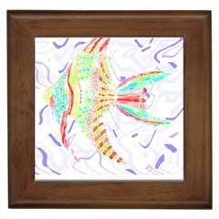 Fishing Lover T- Shirtfish T- Shirt (5) Framed Tile by EnriqueJohnson