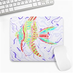 Fishing Lover T- Shirtfish T- Shirt (5) Large Mousepad by EnriqueJohnson