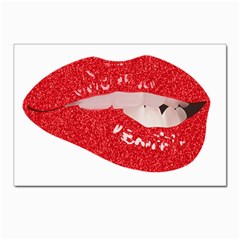 Lips -25 Postcard 4 x 6  (pkg Of 10) by SychEva