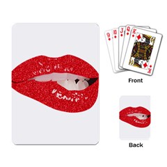 Lips -25 Playing Cards Single Design (rectangle)